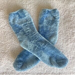 Cloudy Blue Ski Cozy Socks
